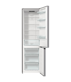 Gorenje Refrigerator | NRK6202ES4 | Energy efficiency class E | Free standing | Combi | Height 200 cm | No Frost system | Fridge