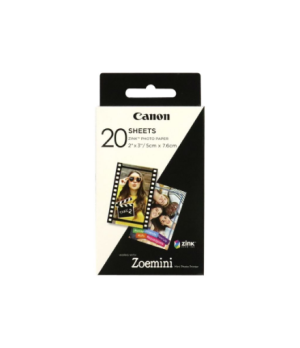 20 sheets | ZP-2030 | White | 5 x 7.6 cm | Photo Paper