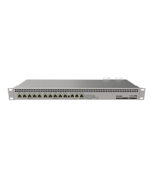 Mikrotik Wired Ethernet Router RB1100AHx4 Dude Edition, 1U Rackmount, Quad core 1.4GHz CPU, 1 GB RAM, 128 MB, 60GB M.2 SSD inclu