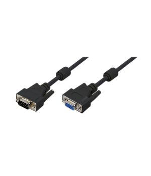 Logilink | Black | HD DSUB 15-pin male | HD DSUB 15-pin female | VGA to VGA | 1.8 m