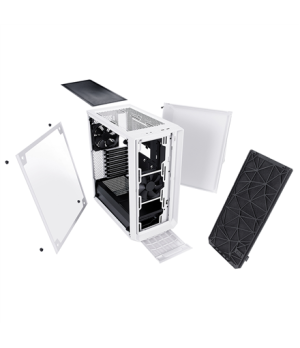 Fractal Design | Meshify C White - TG | FD-CA-MESH-C-WT-TGC | Side window | White | ATX | Power supply included No | ATX