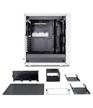 Fractal Design | Meshify C White - TG | FD-CA-MESH-C-WT-TGC | Side window | White | ATX | Power supply included No | ATX