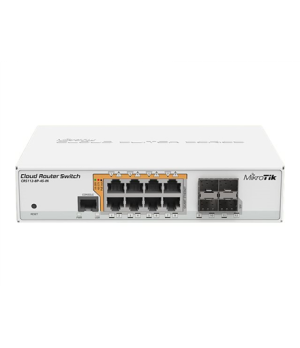 MikroTik | Cloud Router Switch CRS112-8P-4S-IN | Web managed | Desktop | 1 Gbps (RJ-45) ports quantity 8 | SFP ports quantity 4 