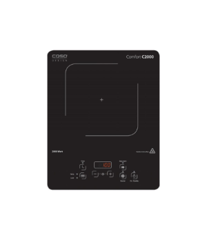 Caso | Free standing table hob | Comfort C2000 | Number of burners/cooking zones 1 | Sensor | Black | Induction