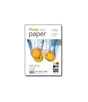 Photo Paper 20 pcs. | PG180020A4 | White | 180 g/m² | A4 | Glossy