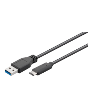 Goobay 71221 USB-C to USB A 3.0 cable, black, 2m | Goobay | USB-C to USB-A USB-C male | USB 3.0 male (type A)