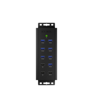 Raidsonic | 7-port Industrial hub | IB-HUB1703-QC3 | USB Type-A