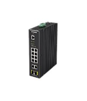 D-LINK DIS-200G-12PS L2 Managed Industrial Switch with 10 10/100/1000Base-T and 2 1000Base-X SFP ports | D-Link | Switch | DIS-2