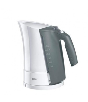 Braun | Kettle | WK500 MultiQuick 5 | Standard | 3000 W | 1.7 L | Plastic | 360° rotational base | White/Grey