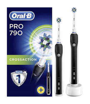 Oral-B Electric Toothbrush PRO 790 Cross Action  Rechargeable For adults Number of brush heads included 2 Number of teeth brushi