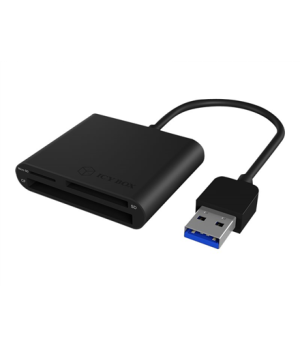 Raidsonic | ICY BOX | IB-CR301-U3 USB 3.0 External card reader | USB 3.0 Type-A | 3 x card reader slot: CF, SD, microSD