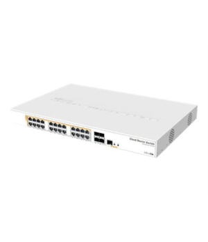 MikroTik | CRS328-24P-4S+RM Gigabit Ethernet POE/POE+ router/switch | Managed L3 | Rackmountable | 1 Gbps (RJ-45) ports quantity