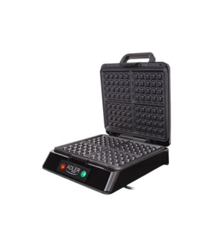 Adler | Waffle maker | AD 3036 | 1500 W | Number of pastry 4 | Belgium | Black