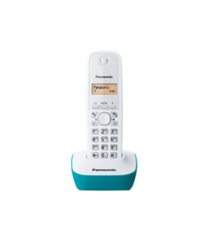 Panasonic | Cordless phone | KX-TG1611FXC | Built-in display | Caller ID | White | Conference call | Wireless connection