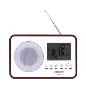 Camry | Digital Radio | CR 1153 | 5 W | White/woden