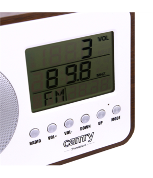 Camry | Digital Radio | CR 1153 | 5 W | White/woden