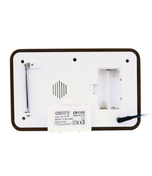 Camry | Digital Radio | CR 1153 | 5 W | White/woden