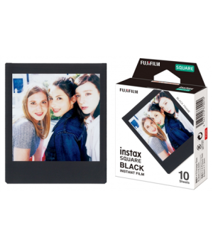 Fujifilm | Instax Square Instant Film Black | Glossy | Quantity 10