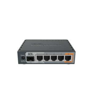 Mikrotik Wired Ethernet Router RB760iGS, hEX S, Dual Core 880MHz CPU, 256MB RAM, 16 MB (MicroSD), 5xGigabit LAN, 1xSFP, USB, IPs