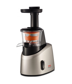 TEFAL | Slow Juicer | ZC255B38 | Type Electric | Silver/ black | 200 W | Extra large fruit input | Number of speeds 2 | 82 RPM