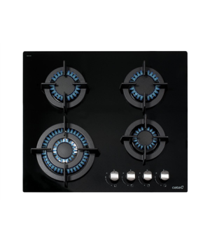 CATA | ENCIMERA CCI 6031 BK | Hob | Gas on glass | Number of burners/cooking zones 4 | Rotary knobs | Black