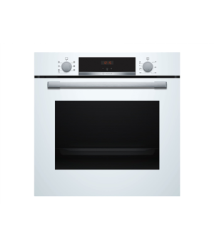 Bosch | HBA533BW0S | Oven | 71 L | A | Multifunctional | EcoClean | Push pull buttons | Height 60 cm | Width 60 cm | White