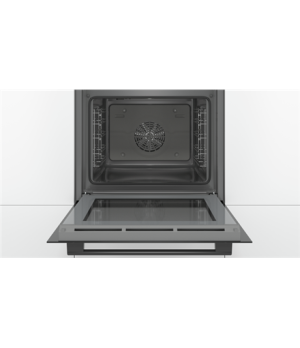 Bosch | HBA530BB0S | Oven | 71 L | A | Multifunctional | EcoClean | Push pull buttons | Height 60 cm | Width 60 cm | Black