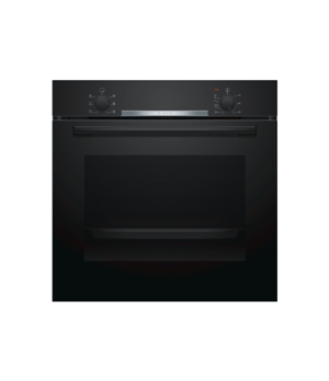 Bosch | HBA530BB0S | Oven | 71 L | A | Multifunctional | EcoClean | Push pull buttons | Height 60 cm | Width 60 cm | Black