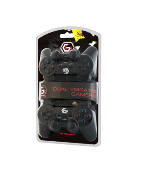 Gembird | Double USB dual vibration gamepad