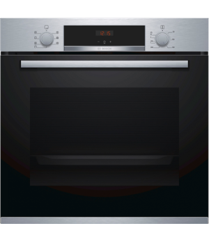 Bosch | HBA533BS0S | Oven | 71 L | A | Multifunctional | EcoClean | Push pull buttons | Height 60 cm | Width 60 cm | Stainless s