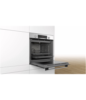 Bosch | HBA533BS0S | Oven | 71 L | A | Multifunctional | EcoClean | Push pull buttons | Height 60 cm | Width 60 cm | Stainless s