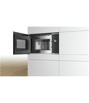 Bosch | Microwave Oven | BFL523MS0 | Built-in | 20 L | 800 W | Stainless steel/Black