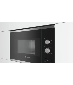 Bosch | BFL520MS0 | Microwave Oven | Built-in | 20 L | 800 W | Stainless steel/Black