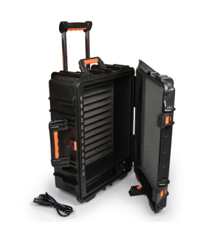 PORT CONNECT | Charging Suitcase 12 Units | Lockable door, rolling