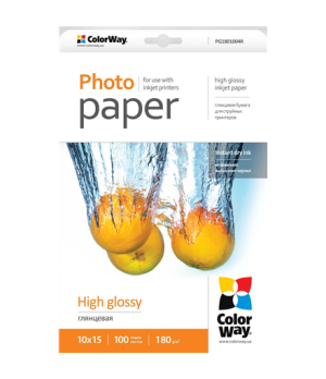 Photo Paper 100 pc. | PG1801004R | 180 g/m² | 10 x 15 cm | Glossy