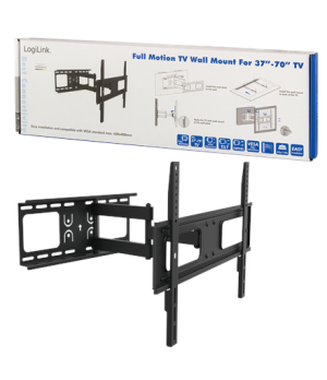 Logilink BP0028 TV Wall mount, 37"-70", tilt +10°-20°,swievel +-90°, 475mm | Logilink | Wall Mount | 37-70 " | Maximum weight (c