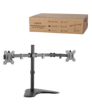 Logilink | Desk Mount | BP0045 | 13-32 " | Maximum weight (capacity) 8 kg | Black