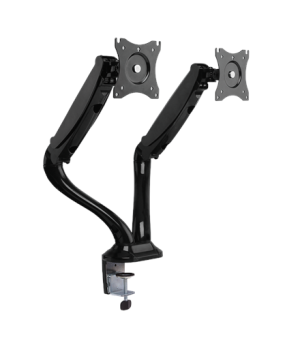 Logilink BP0041 Dual Monitor Desk mount, 13"-27",gas spring Logilink Desk Mount BP0041 13-27 " Maximum weight (capacity) 6 kg Bl