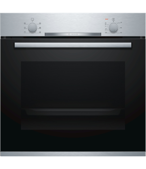 Bosch | HBA530BS0S | Oven | 71 L | A | Multifunctional | EcoClean | Push pull buttons | Height 60 cm | Width 60 cm | Stainless s