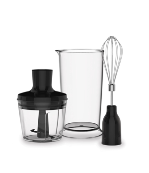 TEFAL | Blender | Quickchef 3-in-1 HB656838 | Hand Blender | 1000 W | Number of speeds 20 | Turbo mode | Chopper | Black