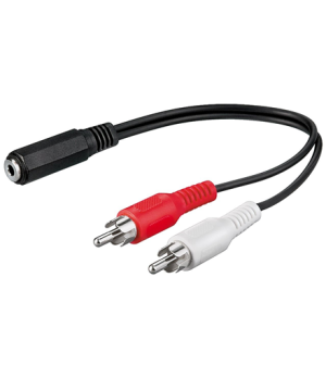 Goobay | Audio cable adapter, 3.5 mm | 50092