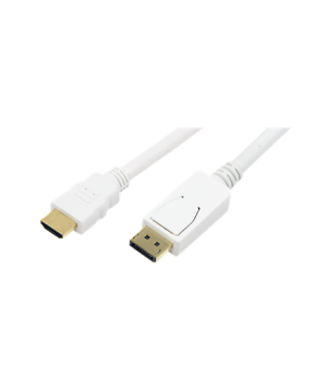 Logilink | Cable DisplayPort to HDMI | White | DP to HDMI | 2 m