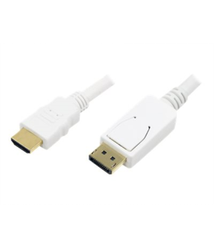 Logilink | Cable DisplayPort to HDMI | White | DP to HDMI | 2 m