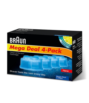 Braun | Refills 4 Pack | Clean and Renew CCR4 3+1