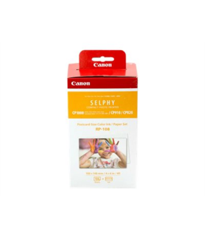 Canon Color Ink/Paper Set for SELPHY CP1300 Printer | RP-108
