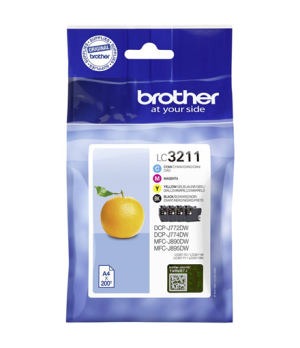 Brother Multipack | LC3211VALDR | Cartridge | Black, cyan, magenta, yellow