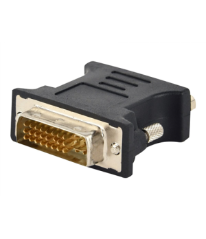 Gembird Adapter DVI-A male to VGA 15-pin HD (3 rows) female, black | Gembird