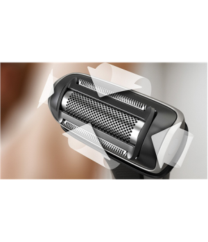 Philips | Showerproof body groomer | BG7025/15 | Body groomer | Number of length steps 5 | Black/Stainless