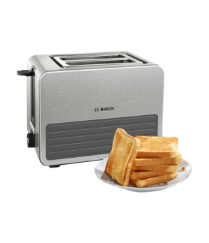 Bosch | TAT7S25 | Toaster | Power 1050 W | Number of slots 2 | Stainless steel/ black