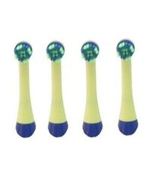 ETA Toothbrush replacement Heads For kids Number of brush heads included 4 Number of teeth brushing modes Does not apply  Yellow